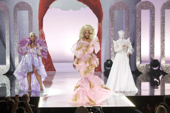 Rupaul's Drag Race final with Miss Peppermint and Sasha Velour