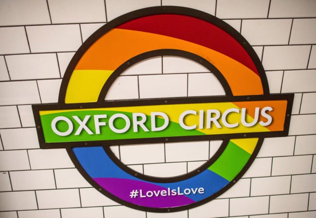 Pride in London underground 2017 getty