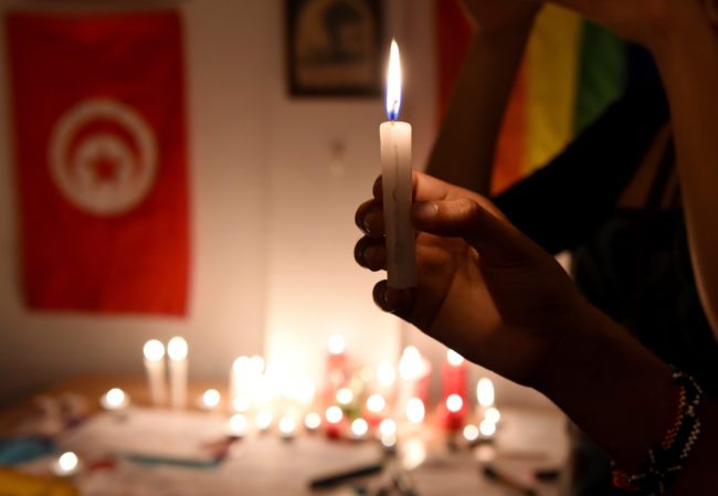 Orlando vigil in Tunisia
