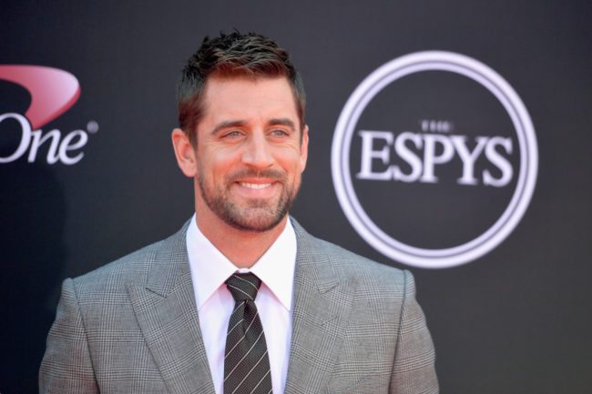 LOS ANGELES, CA - JULY 12:  NFL player Aaron Rodgers attends The 2017 ESPYS at Microsoft Theater on July 12, 2017 in Los Angeles, California.  (Photo by Matt Winkelmeyer/Getty Images)