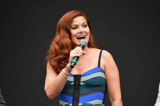 LOS ANGELES, CA - AUGUST 02:  Actress Debra Messing attends the "Will & Grace" ribbon cutting Ceremony on August 2, 2017 in Los Angeles, California.  (Photo by Matt Winkelmeyer/Getty Images)