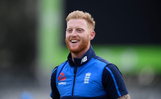 MANCHESTER, ENGLAND - SEPTEMBER 18: England player Ben Stokes raises a smile during England nets ahead of the 1st ODI against West Indies at Old Trafford on September 18, 2017 in Manchester, England. (Photo by Stu Forster/Getty Images)
