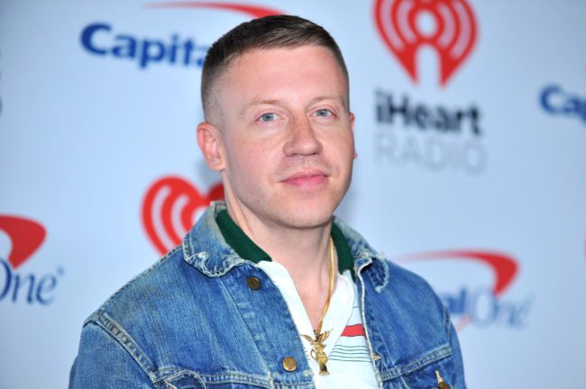 LAS VEGAS, NV - SEPTEMBER 23:  Macklemore attends the 2017 iHeartRadio Music Festival at T-Mobile Arena on September 23, 2017 in Las Vegas, Nevada.  (Photo by Sam Wasson/Getty Images for iHeartMedia)