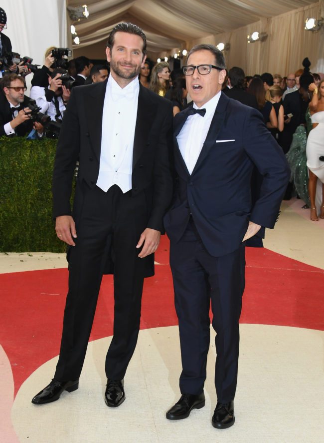 NEW YORK, NY - MAY 02:  Actor Bradley Cooper and director David O. Russell attend the "Manus x Machina: Fashion In An Age Of Technology" Costume Institute Gala at Metropolitan Museum of Art on May 2, 2016 in New York City.  (Photo by Larry Busacca/Getty Images)