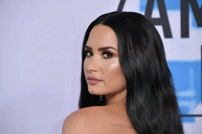 LOS ANGELES, CA - NOVEMBER 19: Demi Lovato attends the 2017 American Music Awards at Microsoft Theater on November 19, 2017 in Los Angeles, California. (Photo by Neilson Barnard/Getty Images)