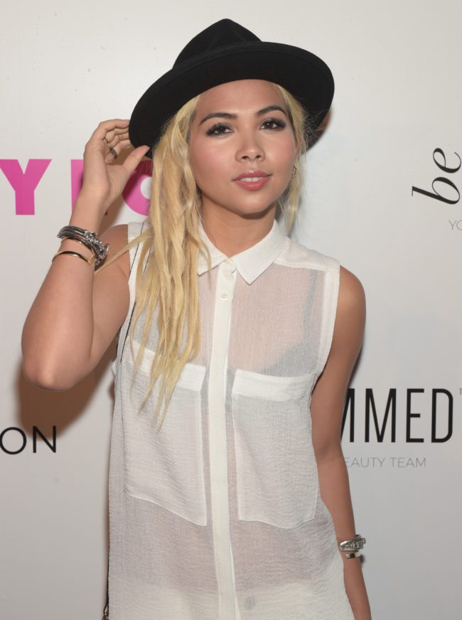 WEST HOLLYWOOD, CA - MAY 07:  Actress Hayley Kiyoko attends the NYLON Young Hollywood Party presented by BCBGeneration at HYDE Sunset: Kitchen + Cocktails on May 7, 2015 in West Hollywood, California.  (Photo by Jason Kempin/Getty Images for NYLON)