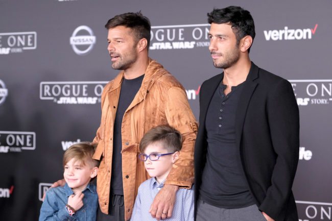 Ricky Martin and Jwan Yosef (top L-R)  (Photo by Frazer Harrison/Getty Images)