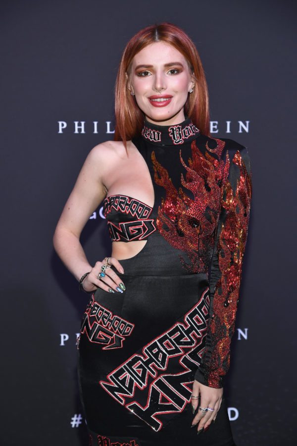 NEW YORK, NY - SEPTEMBER 09: Bella Thorne attends the Philipp Plein fashion show during New York Fashion Week: The Shows at Hammerstein Ballroom on September 9, 2017 in New York City. (Photo by Dimitrios Kambouris/Getty Images For NYFW: The Shows)