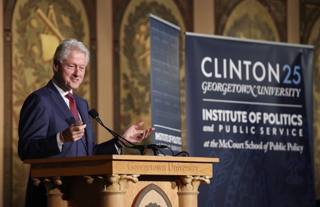 Bill Clinton Georgetown
