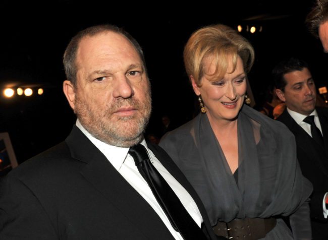 Harvey Weinstein and Meryl Streep