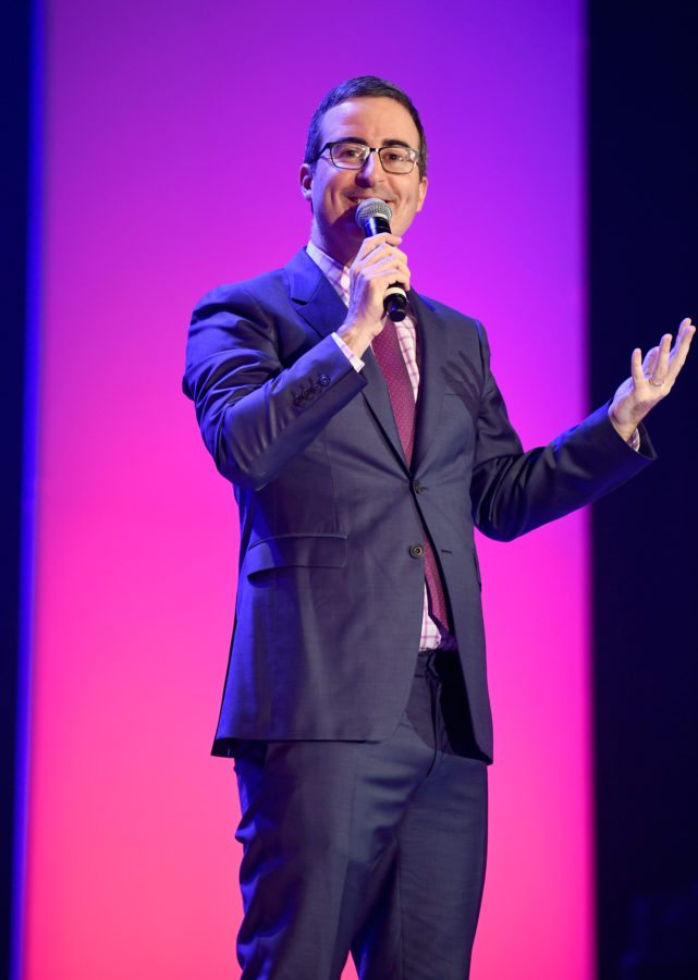 NEW YORK, NY - JUNE 19: John Oliver speaks onstage during The Trevor Project TrevorLIVE NYC 2017 at Marriott Marquis Times Square on June 19, 2017 in New York City. (Photo by Dimitrios Kambouris/Getty Images for Trevor Live)