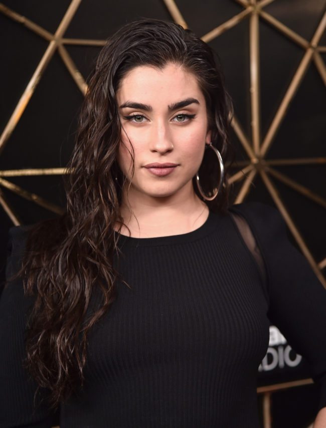 INGLEWOOD, CA - DECEMBER 01:  (EDITORIAL USE ONLY. NO COMMERCIAL USE) Lauren Jauregui of Fifth Harmony poses in the press room during 102.7 KIIS FM's Jingle Ball 2017 presented by Capital One at The Forum on December 1, 2017 in Inglewood, California.  (Photo by Alberto E. Rodriguez/Getty Images for iHeartMedia)