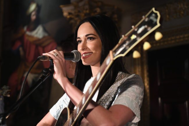 LONDON, ENGLAND - MARCH 08:  Country singer Kacey Musgraves performs for her Spotify Premium fans at London's historic Spencer House on March 8, 2018 in London, England.  (Photo by Chris J Ratcliffe/Getty Images for Spotify)