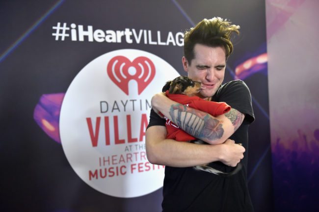 LAS VEGAS, NV - SEPTEMBER 24: Singer Brendon Urie of Panic! at the Disco attends the 2016 Daytime Village at the iHeartRadio Music Festival at the Las Vegas Village on September 24, 2016 in Las Vegas, Nevada. (Photo by David Becker/Getty Images for iHeartMedia)