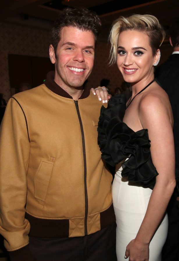 LOS ANGELES, CA - MARCH 18: Internet personality Mario Lavandeira (L) and singer Katy Perry at The Human Rights Campaign 2017 Los Angeles Gala Dinner at JW Marriott Los Angeles at L.A. LIVE on March 18, 2017 in Los Angeles, California. (Photo by Christopher Polk/Getty Images for Human Rights Campaign)