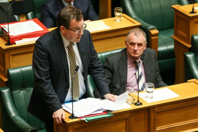 WELLINGTON, NEW ZEALAND - JULY 06: Labour MP Grant Robertson responds after a formal apology by the government at Parliament on July 6, 2017 in Wellington, New Zealand. The formal apology was to men who have been convicted of homosexual crimes under a law that was repealed in 1986. New Zealand decriminalised consensual sex between men in 1986 but convictions for offences remained on record and could still appear on a criminal history check.It is believed there are still about 1000 men alive who have been convicted.New Zealand became the first country to legalise gay marriage in the Asia-Pacific region in 2013. (Photo by Hagen Hopkins/Getty Images)