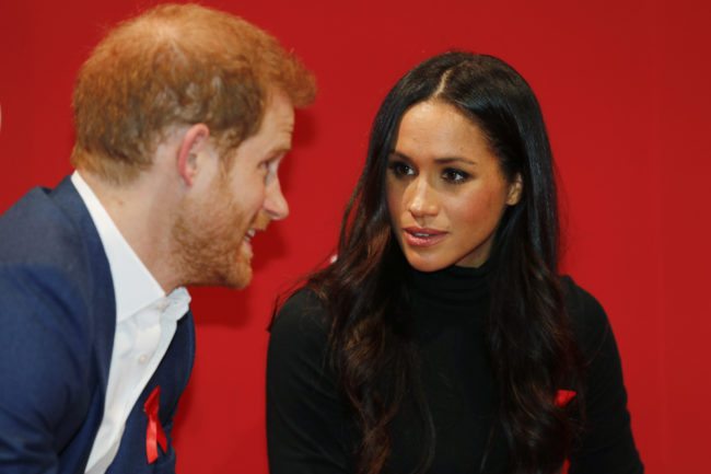 NOTTINGHAM, ENGLAND - DECEMBER 01: Prince Harry and his fiancee US actress Meghan Markle visit the Terrence Higgins Trust World AIDS Day charity fair at Nottingham Contemporary on December 1, 2017 in Nottingham, England. Prince Harry and Meghan Markle announced their engagement on Monday 27th November 2017 and will marry at St George's Chapel, Windsor in May 2018. (Photo by Adrian Dennis - WPA Pool/Getty Images)