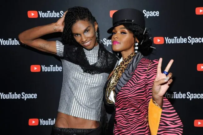 LOS ANGELES, CA - APRIL 27: (L-R) Ari Fritz and Janelle Monae attends the special screening presented by YouTube of "Dirty Computer: An Emotion Picture by Janelle Monae" at YouTube Space LA on April 27, 2018 in Los Angeles, California. (Photo by John Sciulli/Getty Images for YouTube)