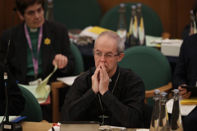 Church of England Archbishop of Canterbury Justin Welby