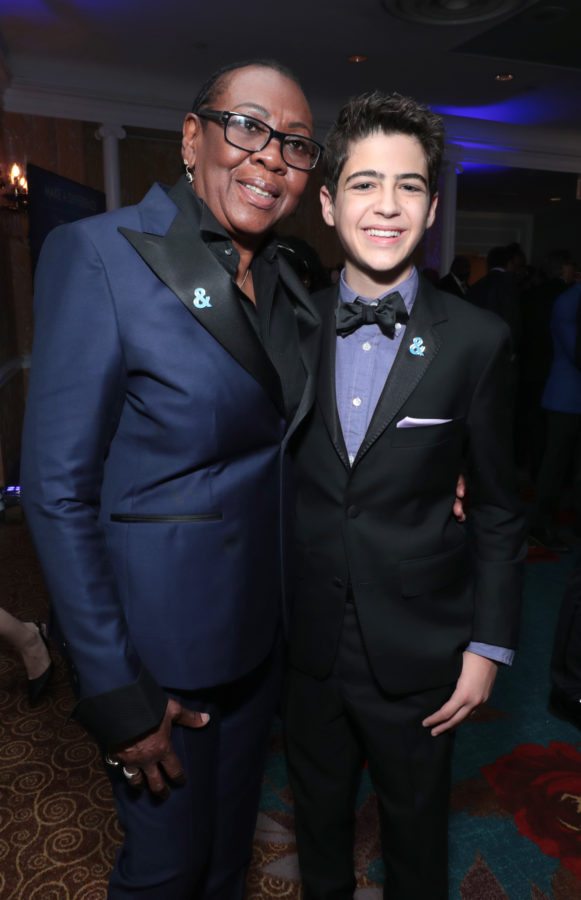 NEW YORK, NY - MAY 05:  Gloria Carter and Joshua Rush attend the 29th Annual GLAAD Media Awards at The Hilton Midtown on May 5, 2018 in New York City.  (Photo by Cindy Ord/Getty Images for GLAAD)