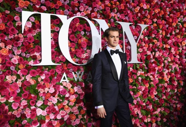 NEW YORK, NY - JUNE 10: Andrew Garfield attends the 72nd Annual Tony Awards at Radio City Music Hall on June 10, 2018 in New York City. (Photo by Larry Busacca/Getty Images for Tony Awards Productions)