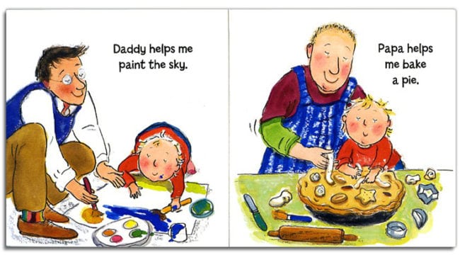 Daddy, Papa and Me is one of the books that has been removed from shelves