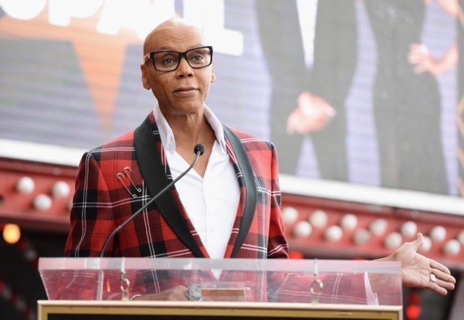 HOLLYWOOD, CA - MARCH 16: Drag queen RuPaul is honored with a star on The Hollywood Walk of Fame on March 16, 2018 in Hollywood, California. (Photo by Amanda Edwards/Getty Images)