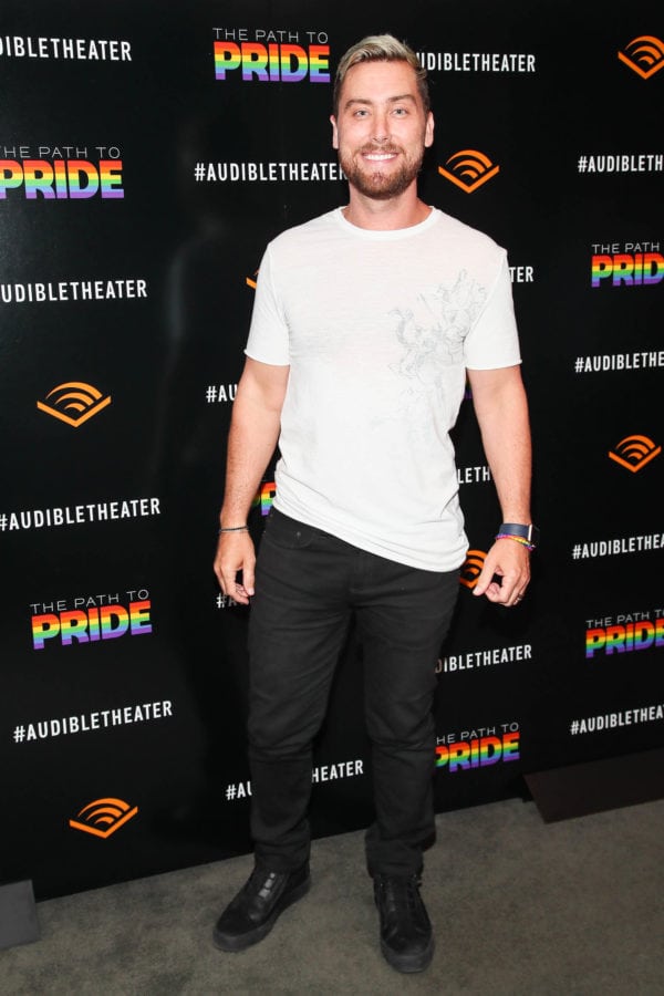 NEW YORK, NY - JUNE 25:  Lance  Bass attends a performance of the Audible original, "The Path To Pride" at the Minetta Lane Theatre on June 25, 2018 in New York City.  