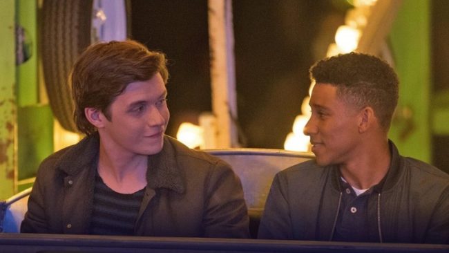 Nick Robinson and Keiynan Lonsdale in Love, Simon, one of the year's biggest gay films