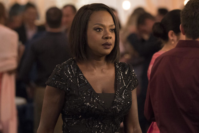 HOW TO GET AWAY WITH MURDER - "Your Funeral" - In the season five premiere episode, "Your Funeral," Annalise selects students for her new legal clinic at Middleton and juggles job offers from competing firms, all while the Keating 4 attempt to move on from last semester's turmoil. And in a startling flash-forward, a new mystery is introduced and it shakes things up for everyone on "How to Get Away with Murder," THURSDAY, SEPT. 27 (10:00-11:00 p.m. EDT), on The ABC Television Network. (ABC/Mitch Haaseth) VIOLA DAVIS