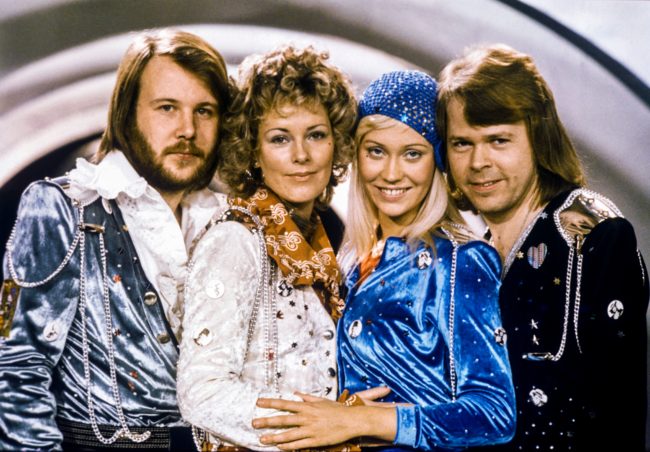 ABBA members Benny Andersson, Anni-Frid Lyngstad, Agnetha Faltskog and Bjorn Ulvaeus