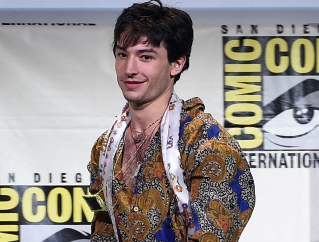 Ezra Miller during Comic-Con 2016