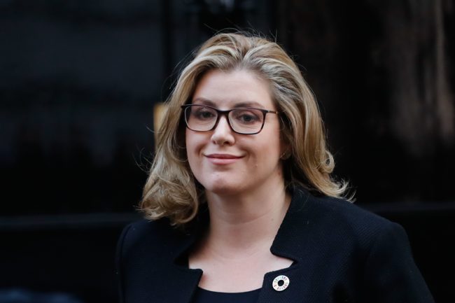 Britain's International Development Secretary and Minister for Women and Equalities Penny Mordaunt