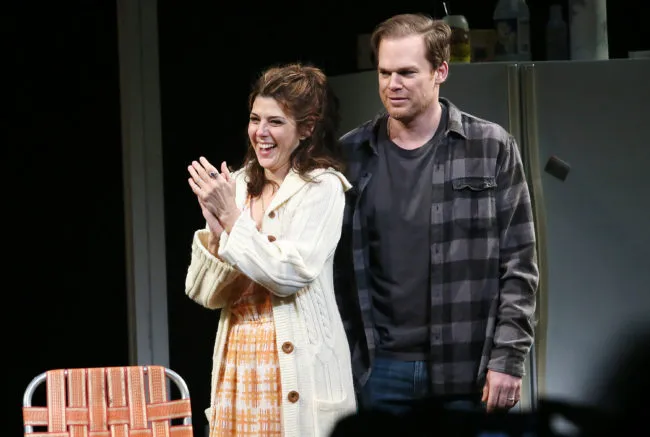 Dexter star Michael C Hall and Marisa Tomei