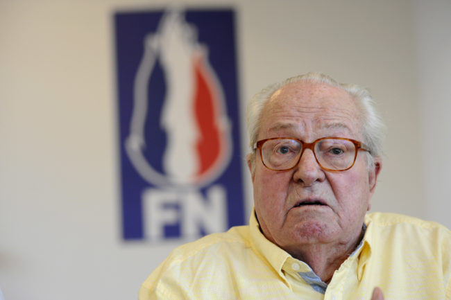 Jean-Marie Le Pen, the founder of France's National Front