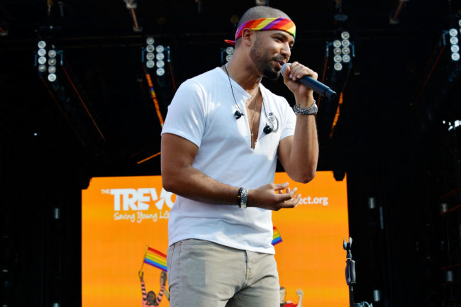 Jussie Smollet performs at the 2018 LOVELOUD Festival 