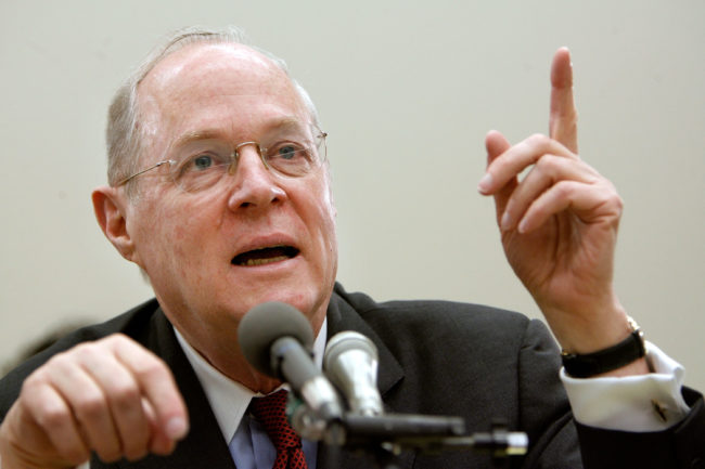 US Supreme Court Justice Anthony Kennedy testifies before Congress in 2007