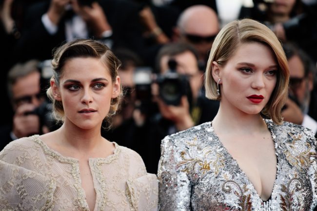 Kristen Stewart and Lea Seydoux attend the Closing Ceremony of the 71st annual Cannes Film Festival 