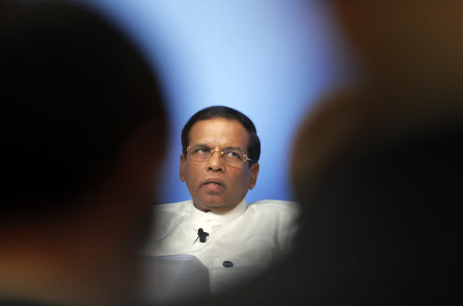 Sri Lanka President Maithripala Sirisena has faced accusations of homophobia