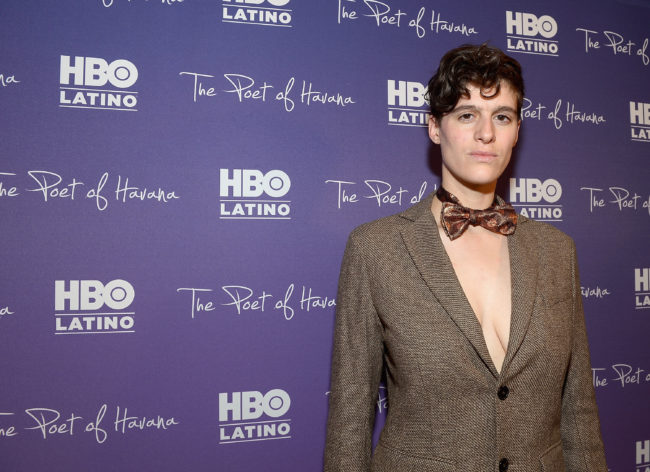 Model Rain Dove who has spoken out after they were pepper sprayed in October 