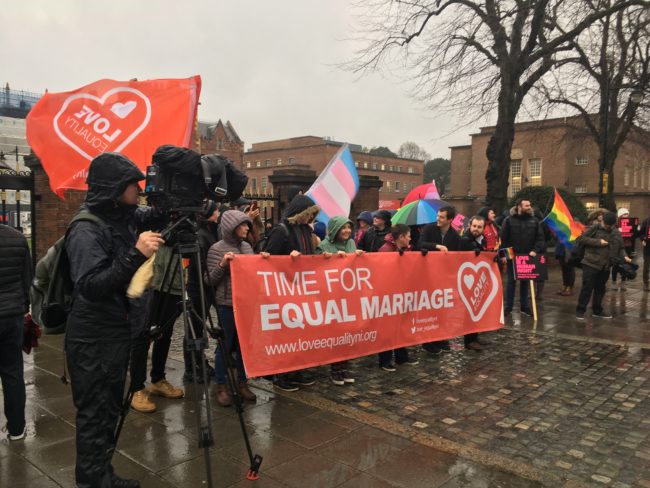 Members of Love Equality in Northern Ireland