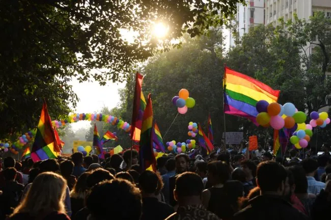 LGBT people and activists make their feelings known at Delhi Queer Pride 2018
