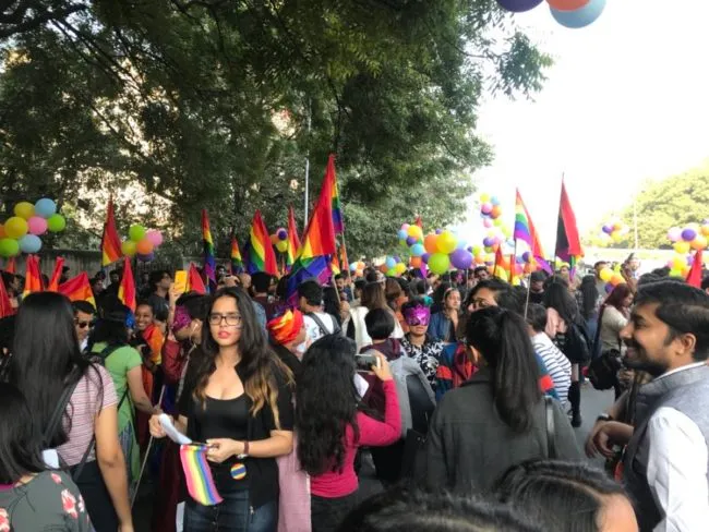 A record number of people attended Delhi Queer Pride 2018 after gay sex was decriminalised in September