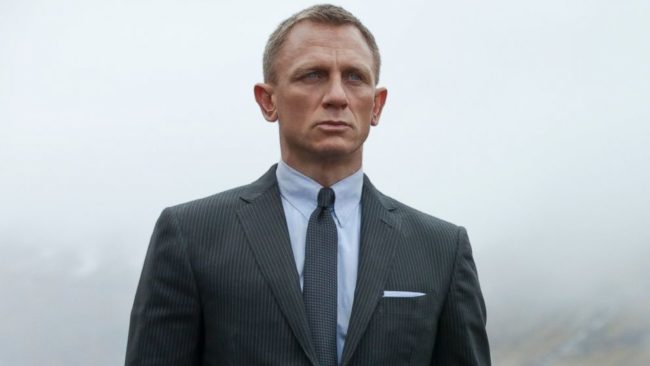 Daniel Craig, who has said that a gay James Bond is a possibility, in character as agent 007.