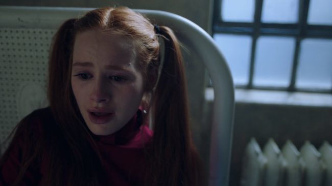 Cherly Blossom in Netflix's Riverdale, who actor Madelaine Petsch says is a lesbian 
