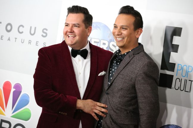 Ross Mathews and Salvador Camarena attend NBCUniversal's 72nd Annual Golden Globes After Party