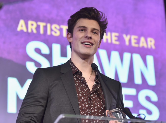 Shawn Mendes attends the Billboard 2018 Live Music Awards