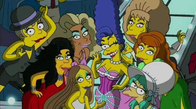 Marge Simpson joins other characters on The Simpsons in dressing in drag—her husband Homer Simpson will follow suit.
