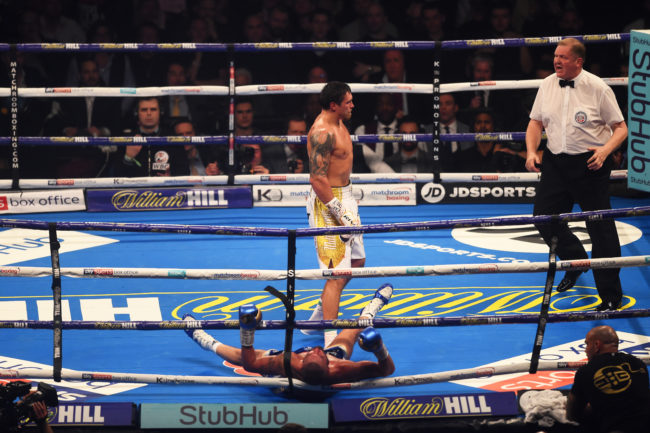 Tony Bellew knocked out by Oleksandr Usyk in the cruiserweight world title fight