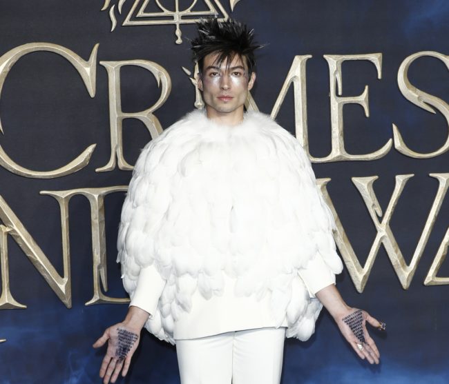 Best LGBT quotes 2018: Ezra Miller at the London premiere of Fantastic Beasts: The Crimes of Grindelwald